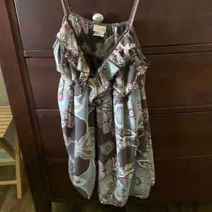 Dressy polyester flowy tank top for women